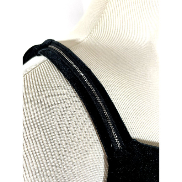 White House Black Market Drape Neck Velvet Tank size Small - Picture 2 of 7